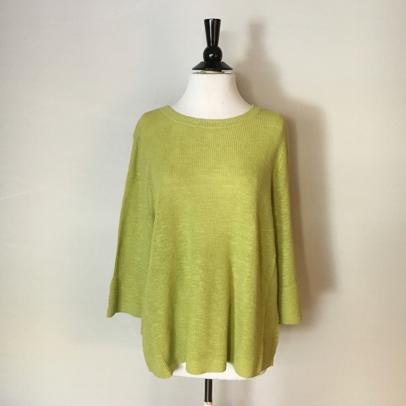 Eileen Fisher Organic  Linen Blend Sweater Size 1X - Picture 3 of 5